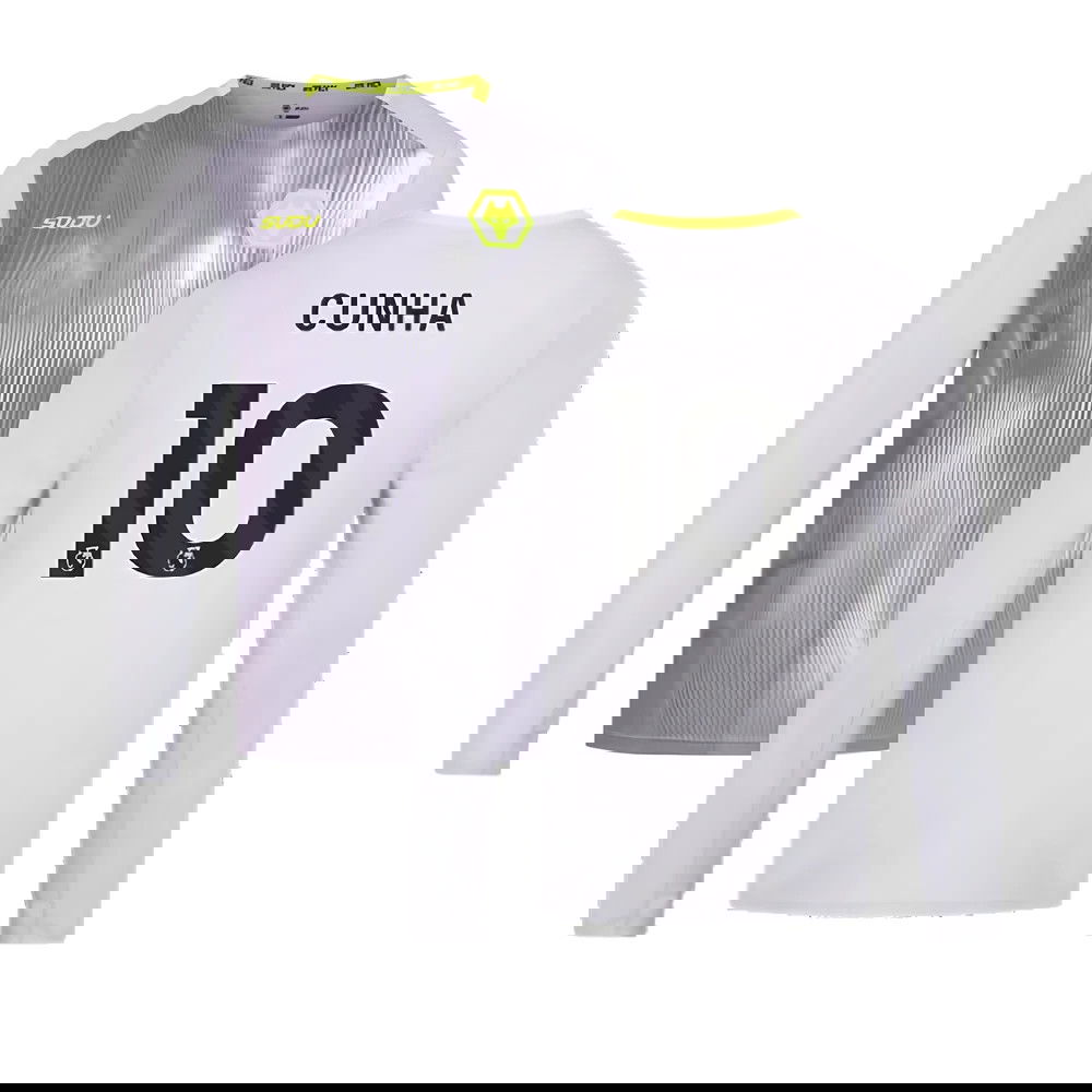 2024-2025 Wolves Players Training Long Sleeved Tee (Grey) (Cunha 10)
