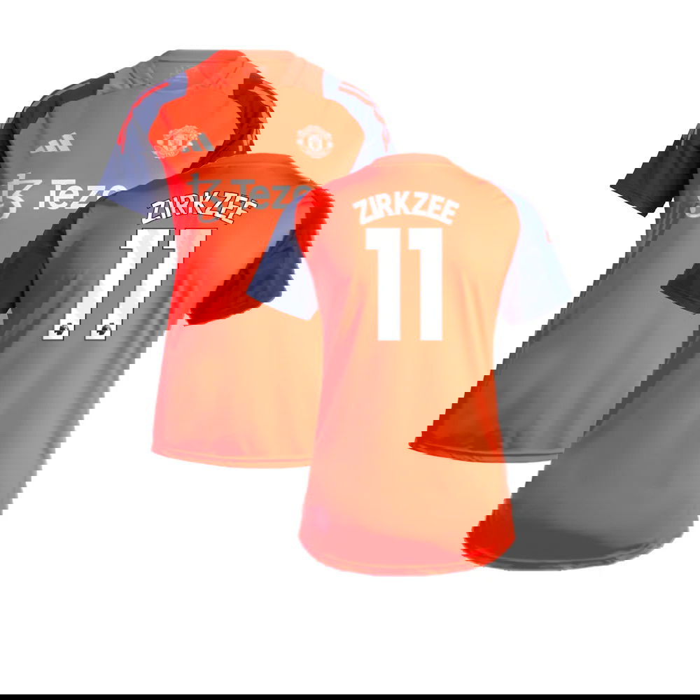2024-2025 Man Utd Training Jersey (Red) - Womens (Zirkzee 11)