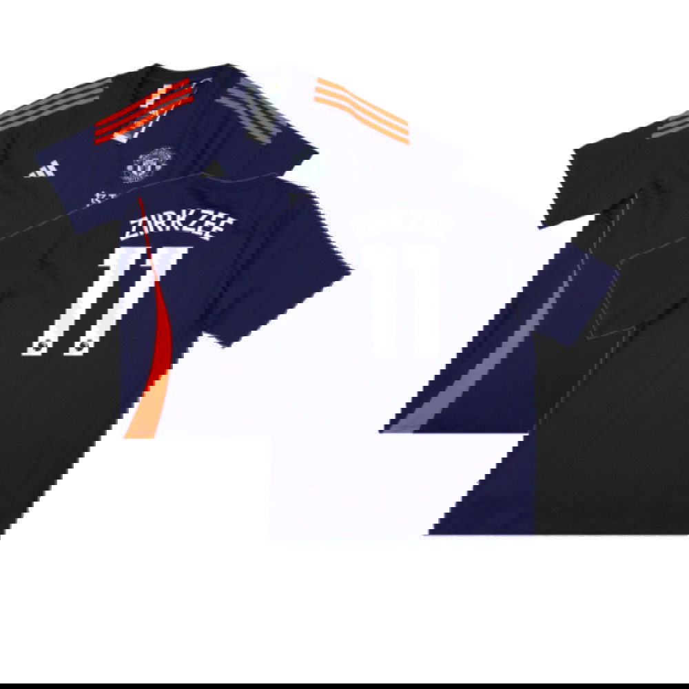 2024-2025 Man Utd Training Tee (Night Indigo) (Zirkzee 11)
