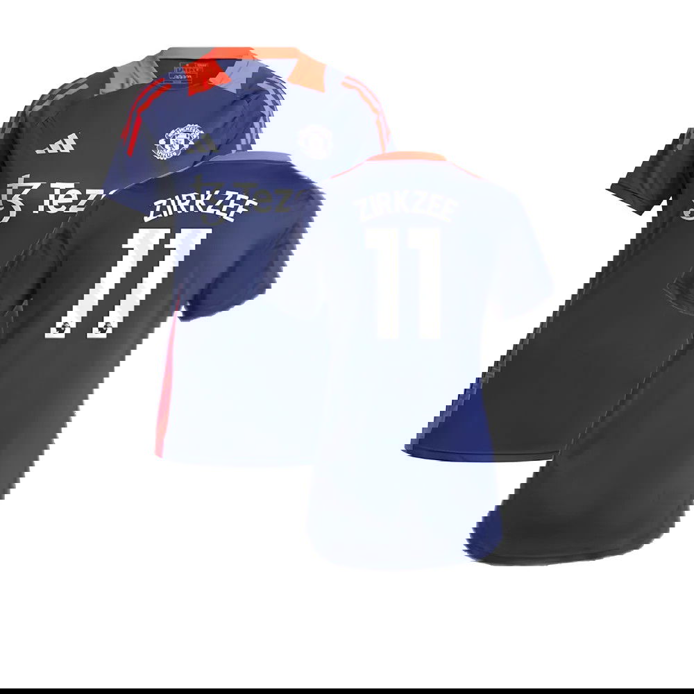 2024-2025 Man Utd Training Jersey (Night Indigo) - Womens (Zirkzee 11)