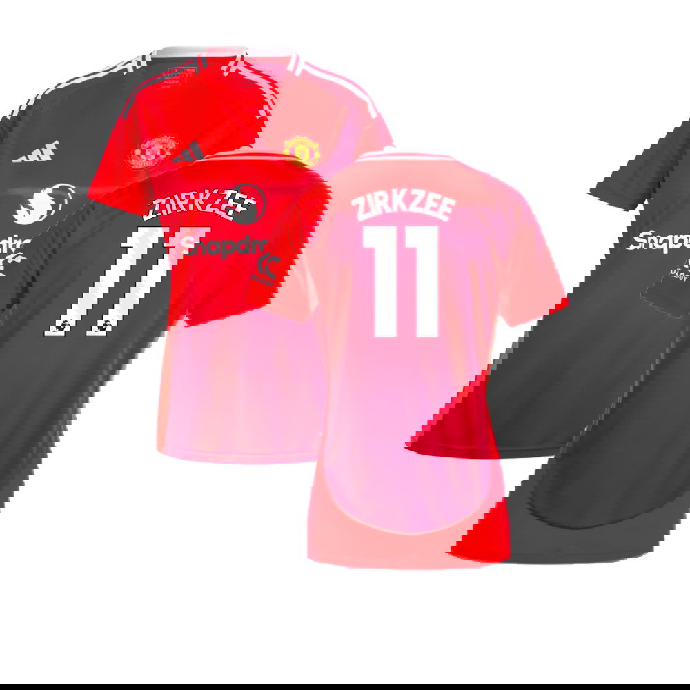 2024-2025 Man Utd Home Shirt (Womens) (Zirkzee 11)