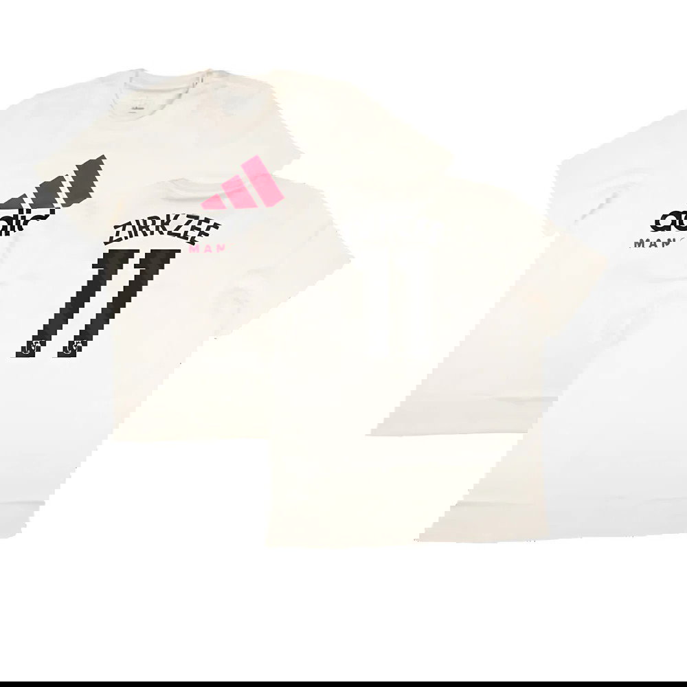 2024-2025 Man Utd SZN Graphic Tee (Cream White) (Zirkzee 11)