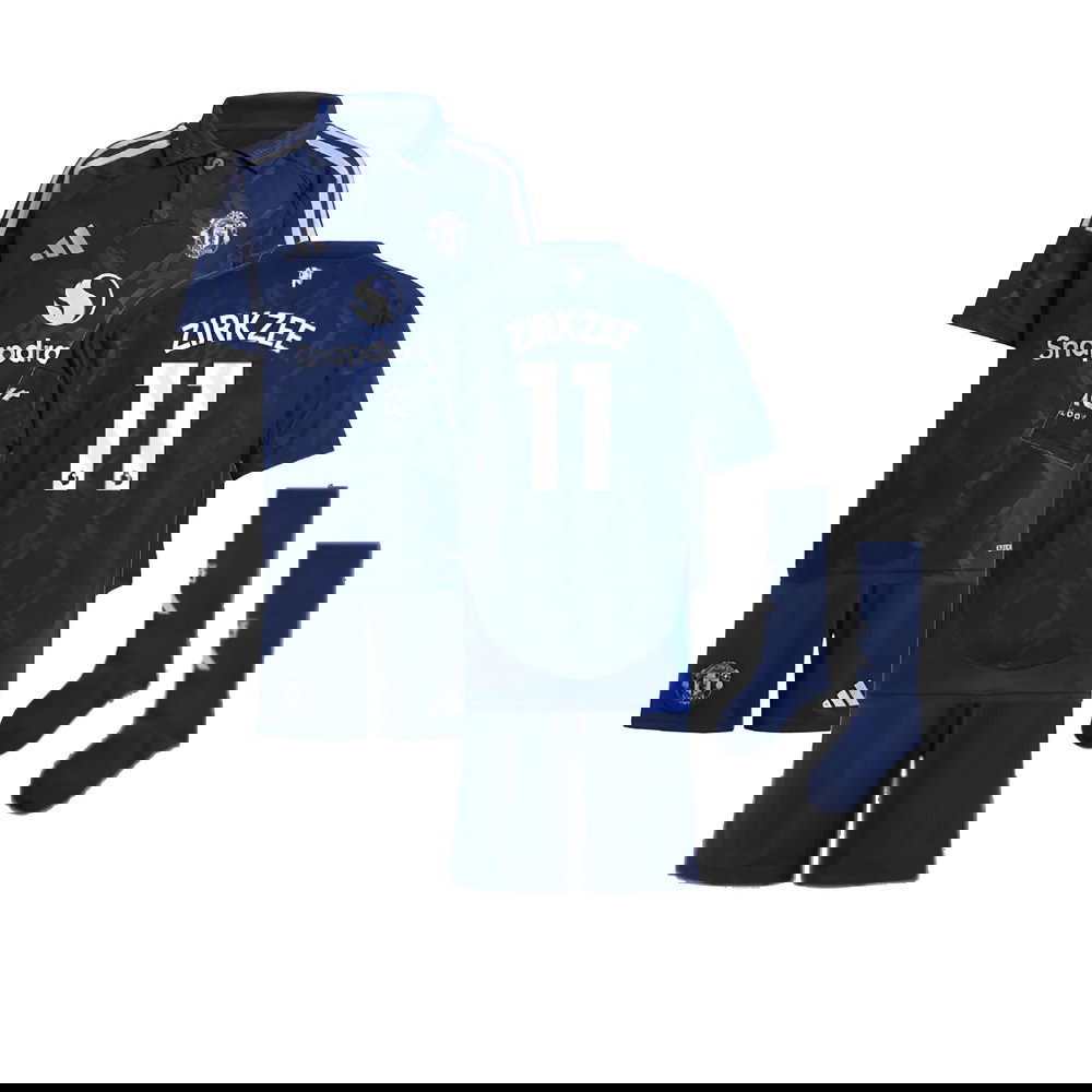 2024-2025 Man Utd Away Mini Kit (Zirkzee 11)