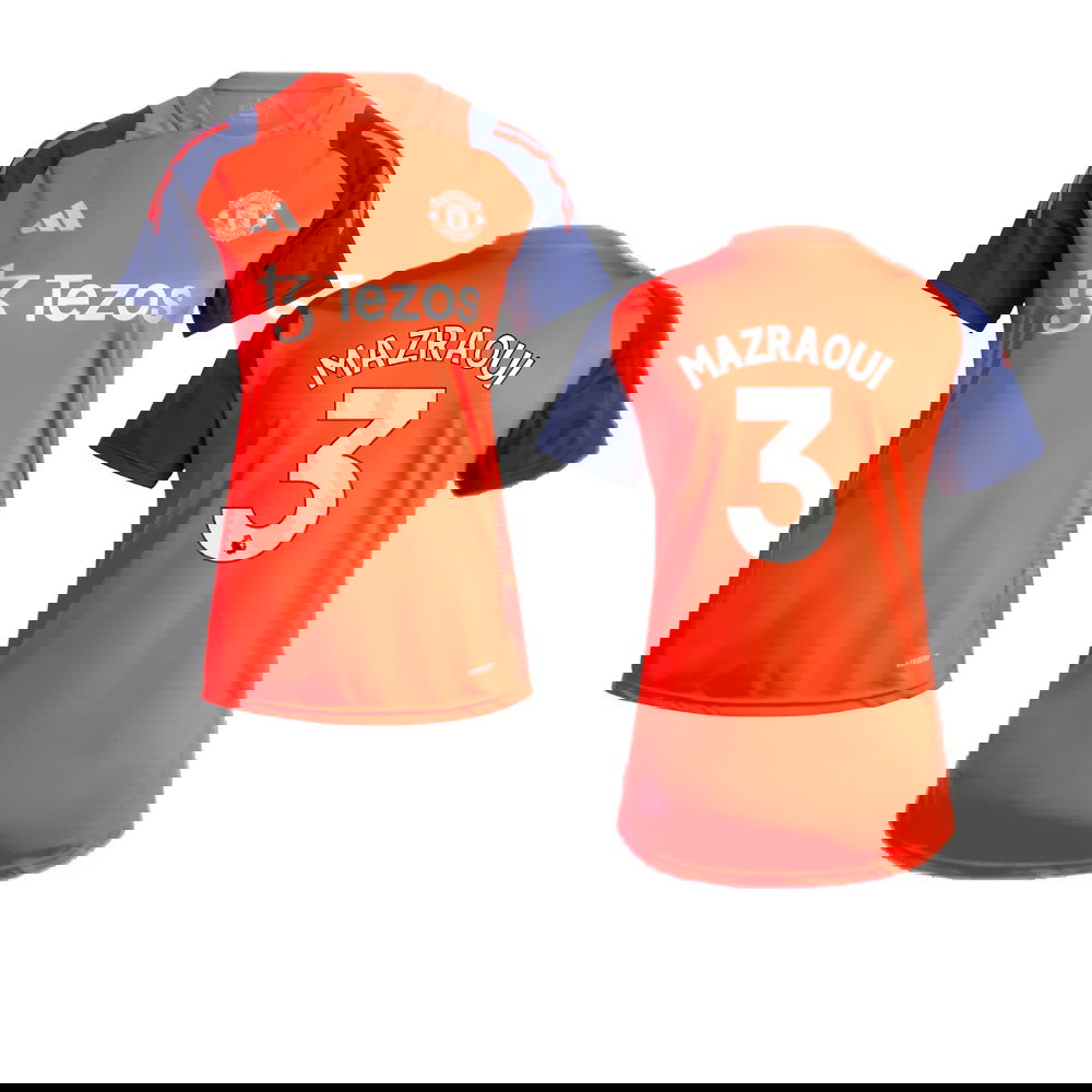 2024-2025 Man Utd Training Jersey (Red) - Womens (Mazraoui 3)