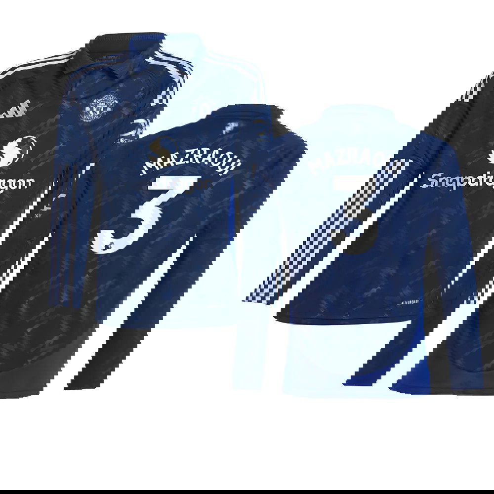 2024-2025 Man Utd Long Sleeve Away Shirt (Kids) (Mazraoui 3)
