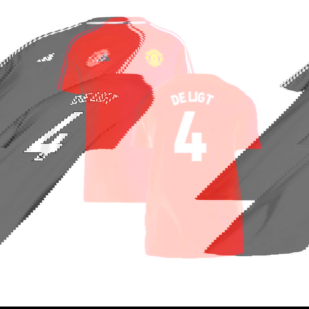 2024-2025 Man Utd DNA Tee (Red) (De Ligt 4)