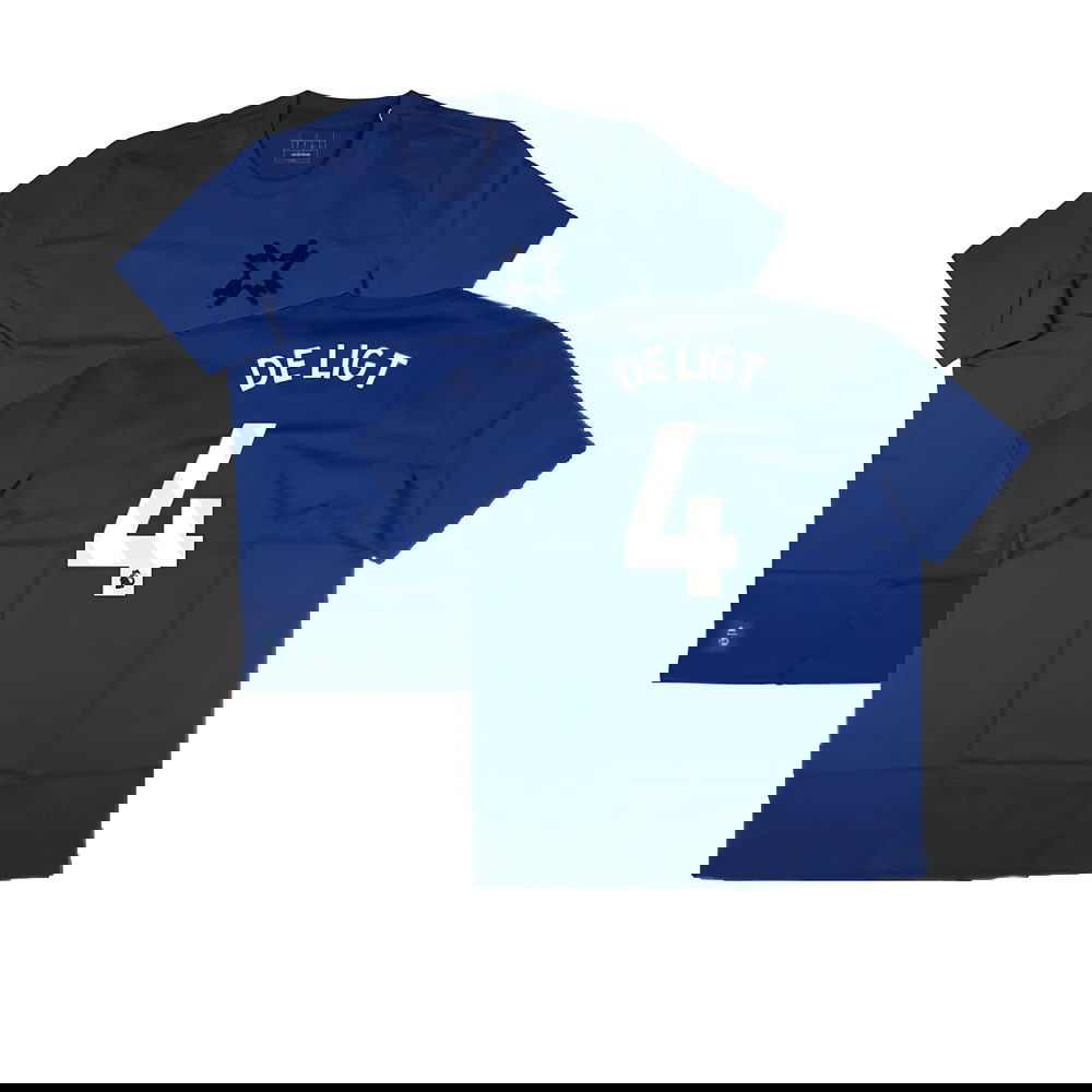 2024-2025 Man Utd Seasonal Tee (Victory Blue) (De Ligt 4)