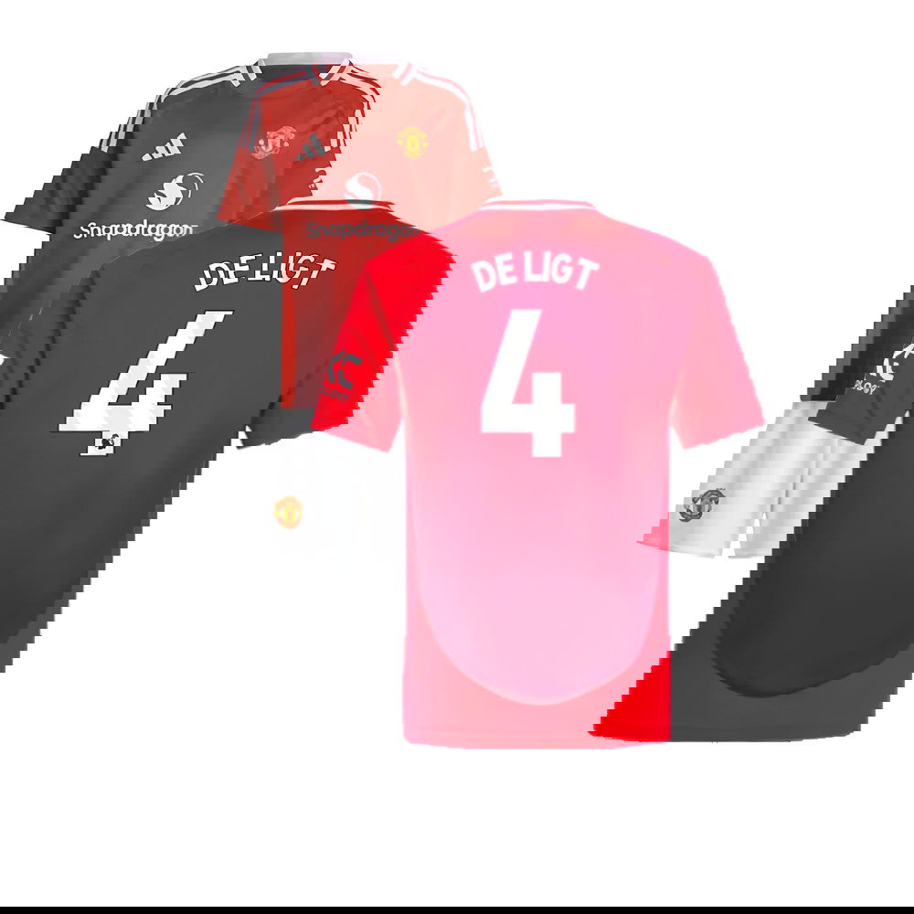 2024-2025 Man Utd Home Mini Kit (De Ligt 4)