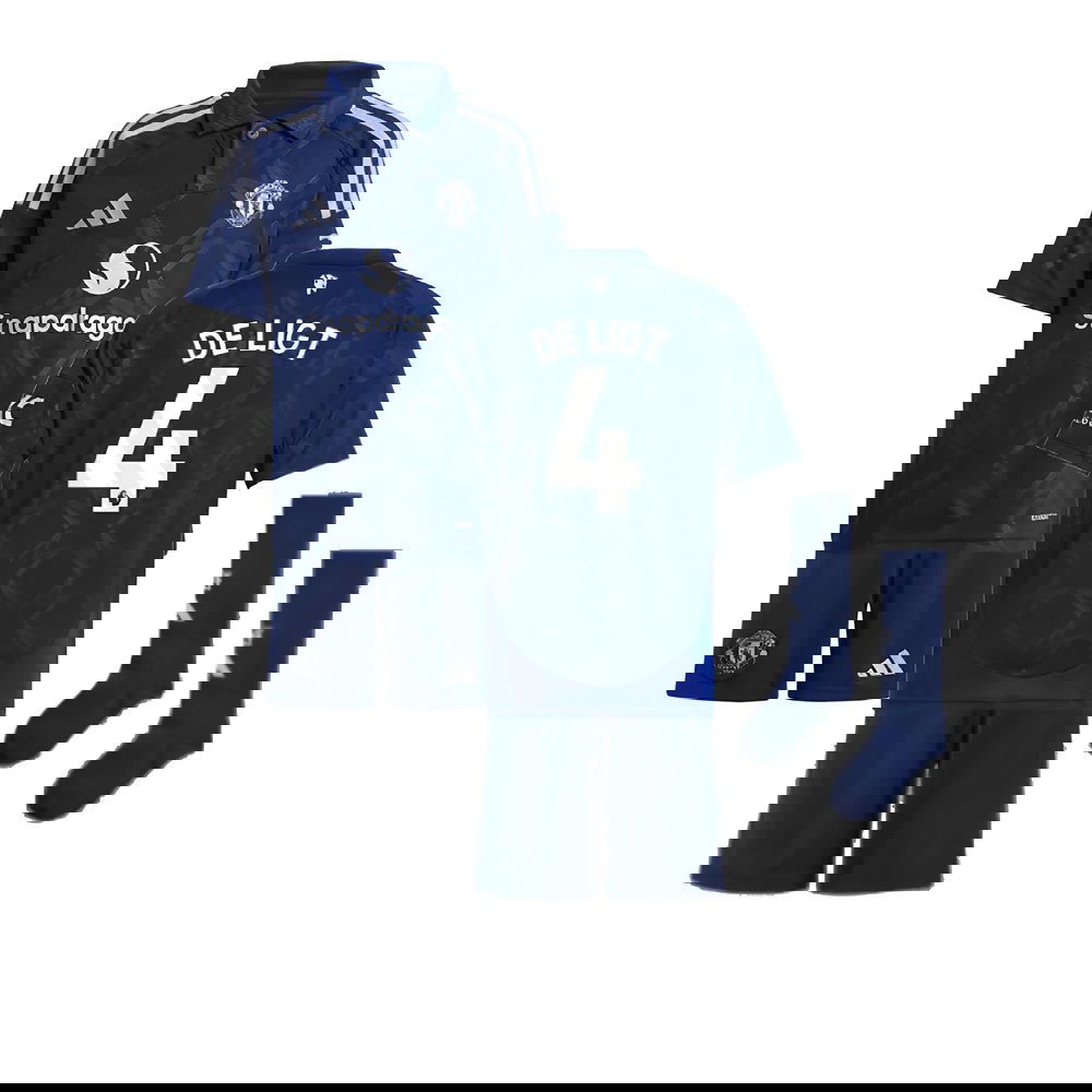 2024-2025 Man Utd Away Mini Kit (De Ligt 4)