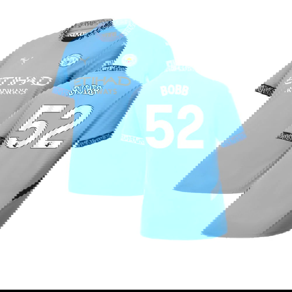 2024-2025 Man City Home Shirt (Womens) (Bobb 52)