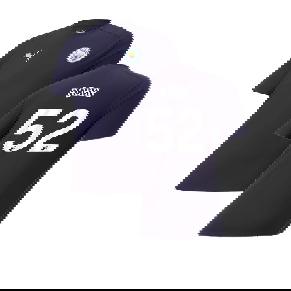 2024-2025 Man City Casuals Tee (Navy) (Bobb 52)