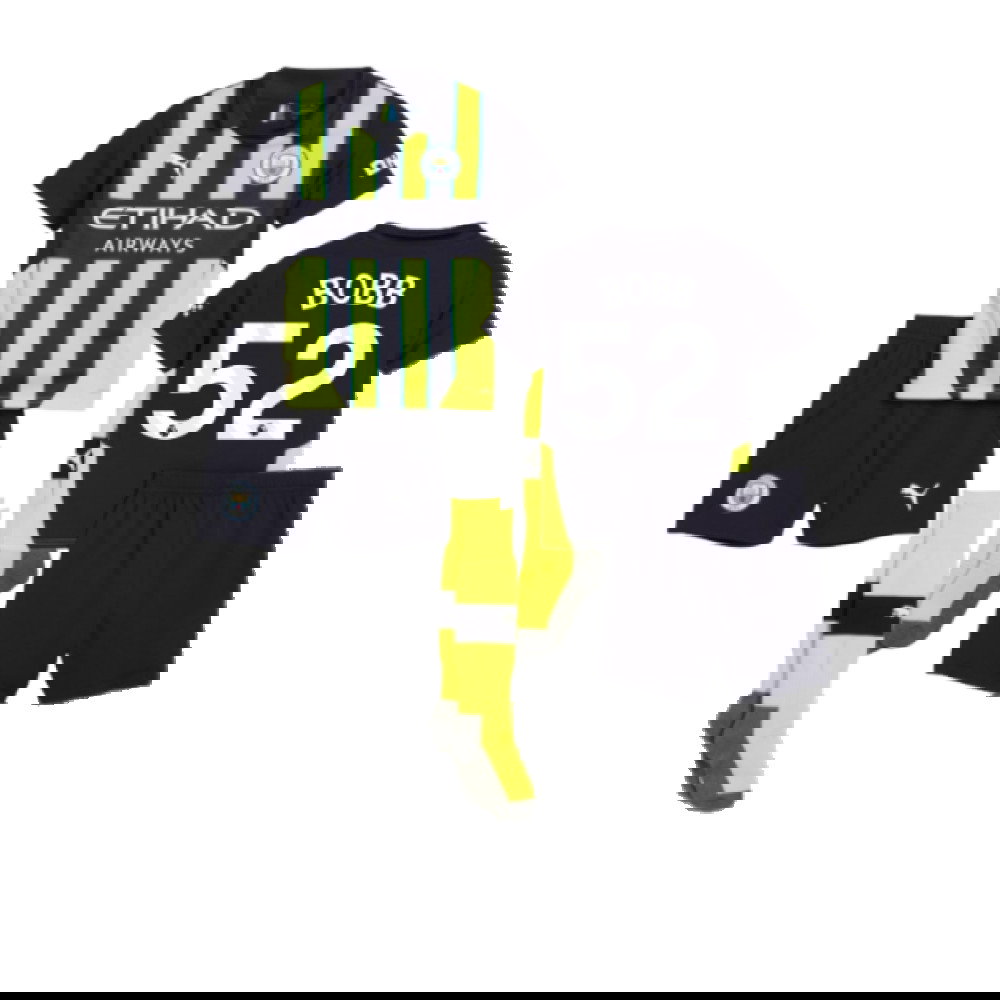 2024-2025 Man City Away Mini Kit (Bobb 52)