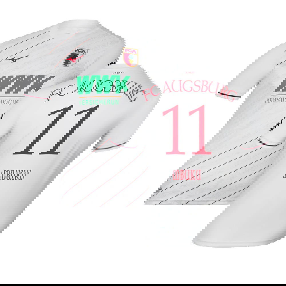 2024-2025 FC Augsburg Home Shirt (Mbuku 11)