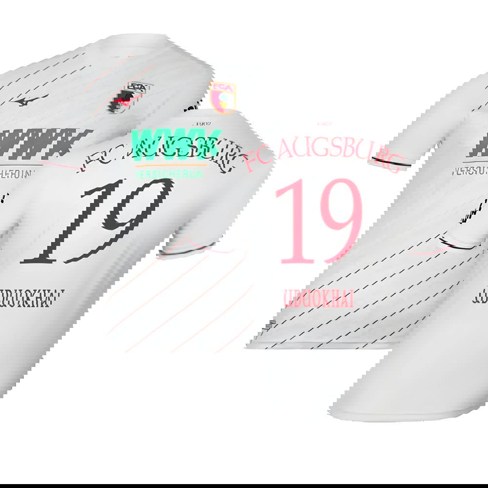 2024-2025 FC Augsburg Home Shirt (Uduokhai 19)