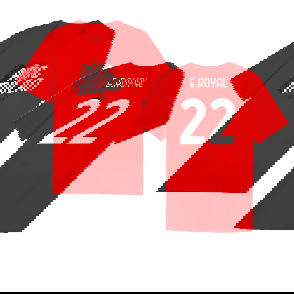 2024-2025 AC Milan ftblCulture Tee (Red) (E.Royal 22)