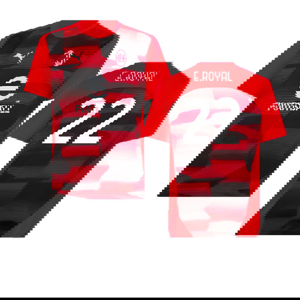 2024-2025 AC Milan Prematch SS Shirt (Red) (E.Royal 22)