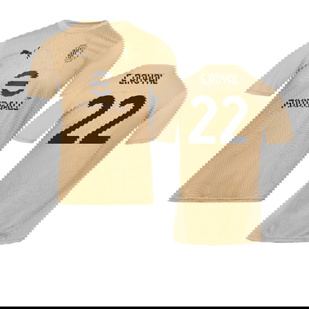 2024-2025 AC Milan Pre-Match Shirt (Putty) (E.Royal 22)