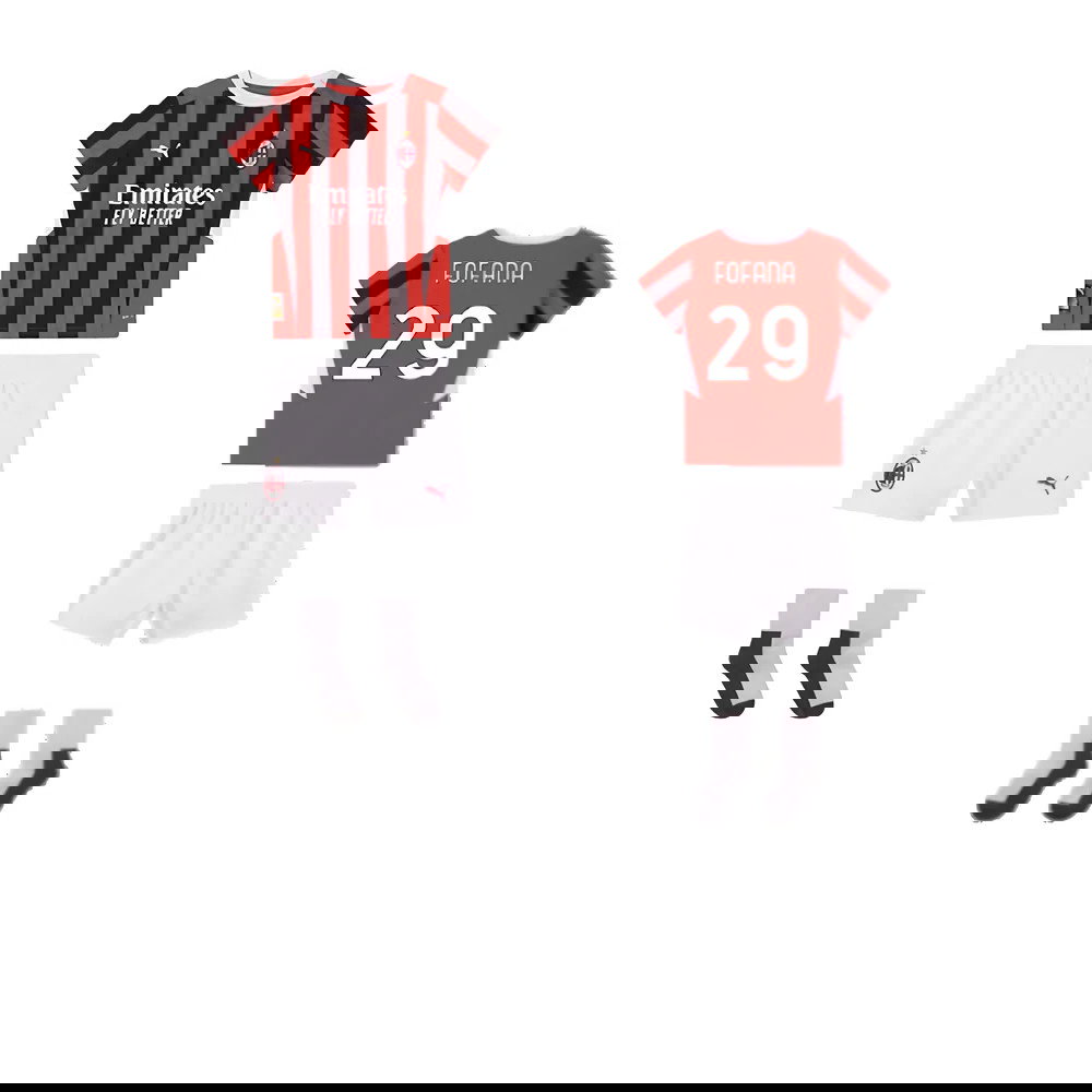 2024-2025 AC Milan Home Baby Kit (Fofana 29)