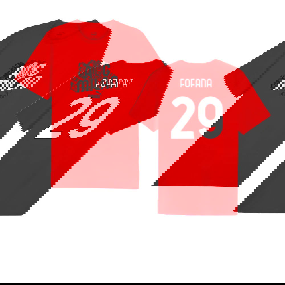 2024-2025 AC Milan ftblCulture Tee (Red) (Fofana 29)