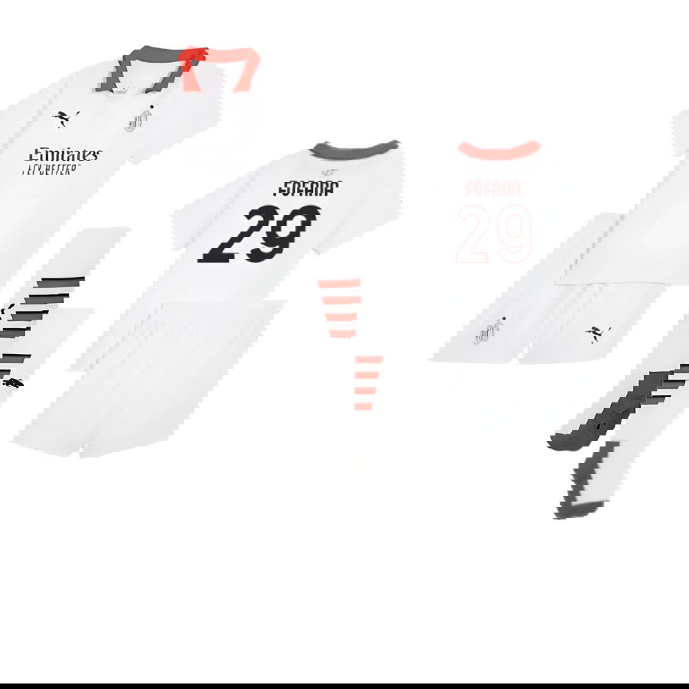 2024-2025 AC Milan Away Mini Kit (Fofana 29)