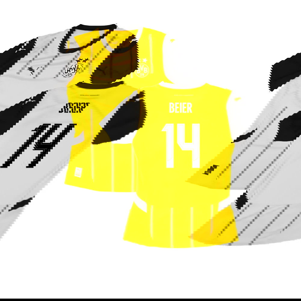 2024-2025 Borussia Dortmund Home Shirt (Ladies) (Beier 14)