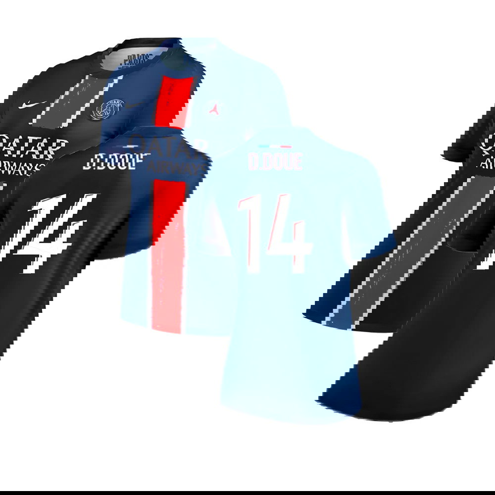 2024-2025 PSG Home Shirt (Womens) (D.Doue 14)