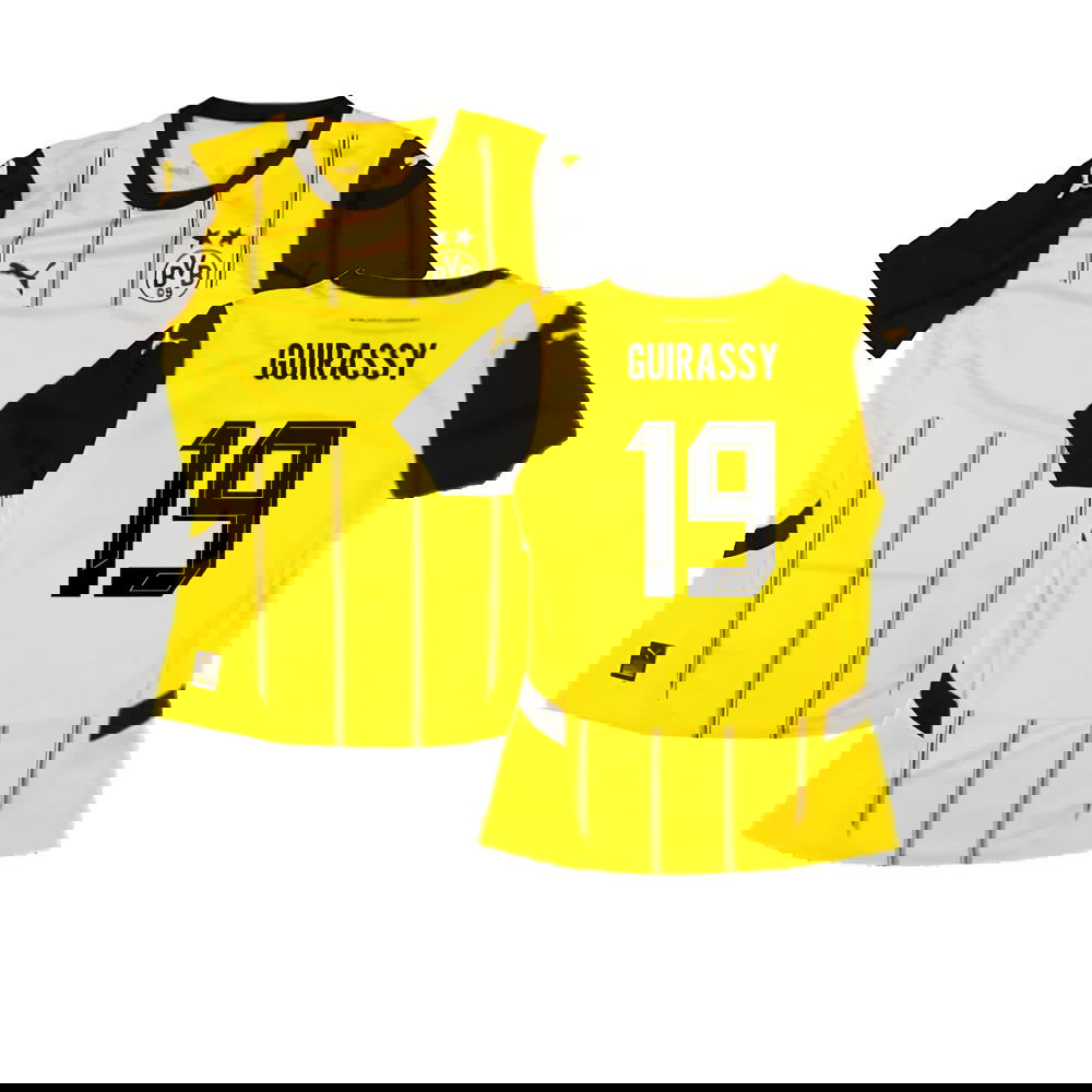 2024-2025 Borussia Dortmund Home Shirt (Ladies) (Guirassy 19)
