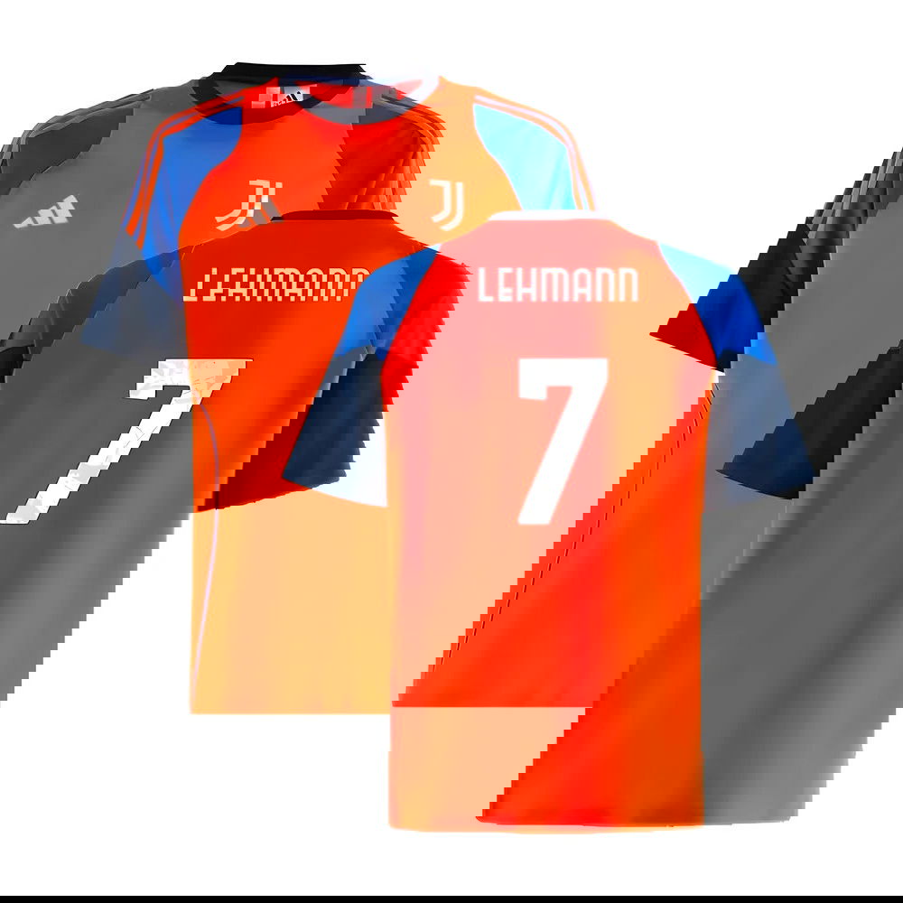 2024-2025 Juventus Training Tee (Orange) (Lehmann 7)