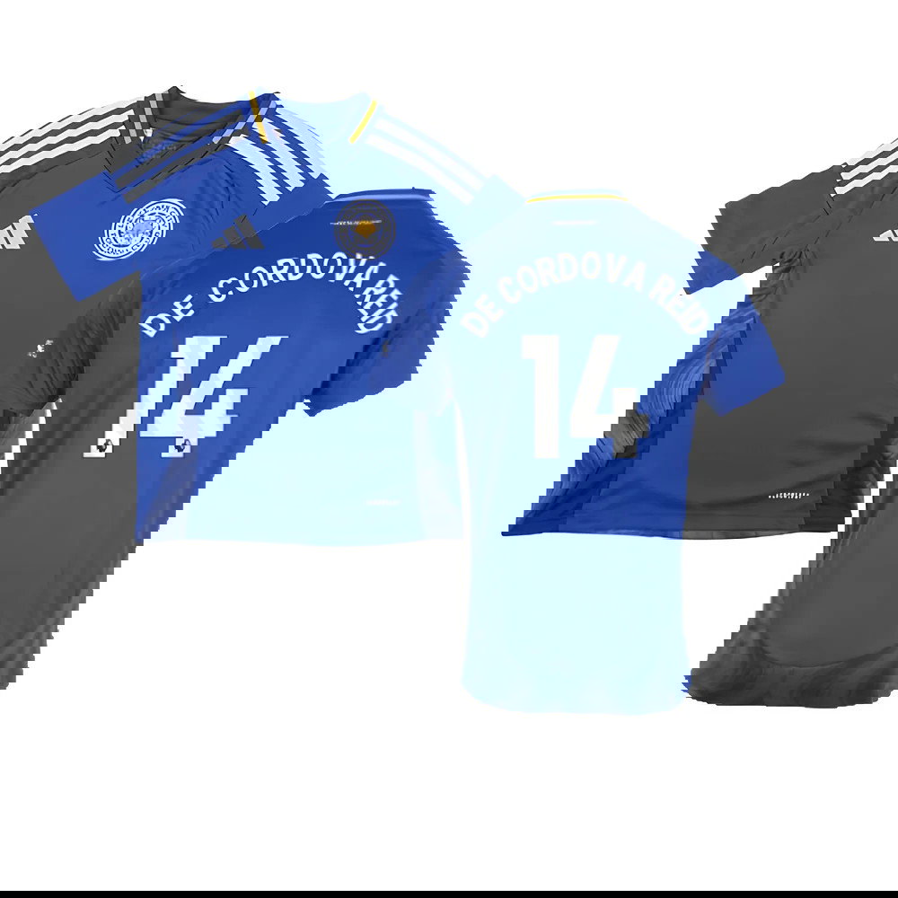 2024-2025 Leicester City Home Shirt (Kids) (De Cordova Reid 14)