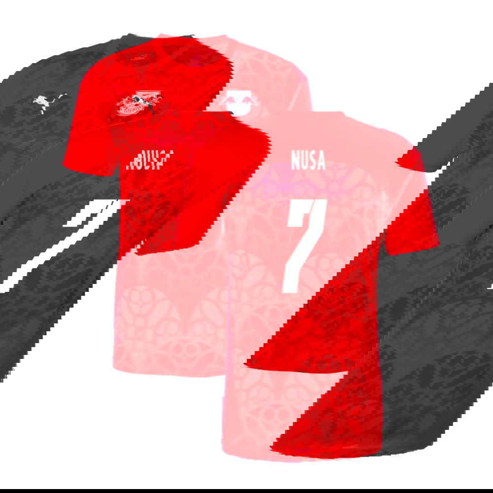 2024-2025 Red Bull Leipzig Pre-Match Shirt (Red) (Nusa 7)