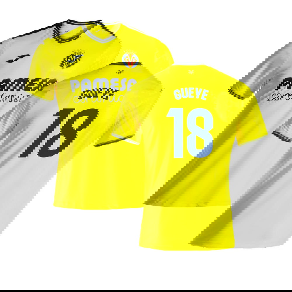 2024-2025 Villarreal Home Shirt (Gueye 18)