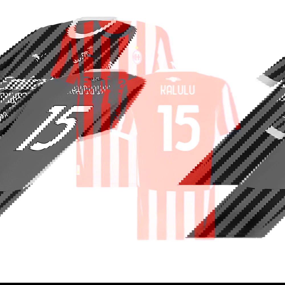 2024-2025 AC Milan Home Shirt (Womens) (Kalulu 15)