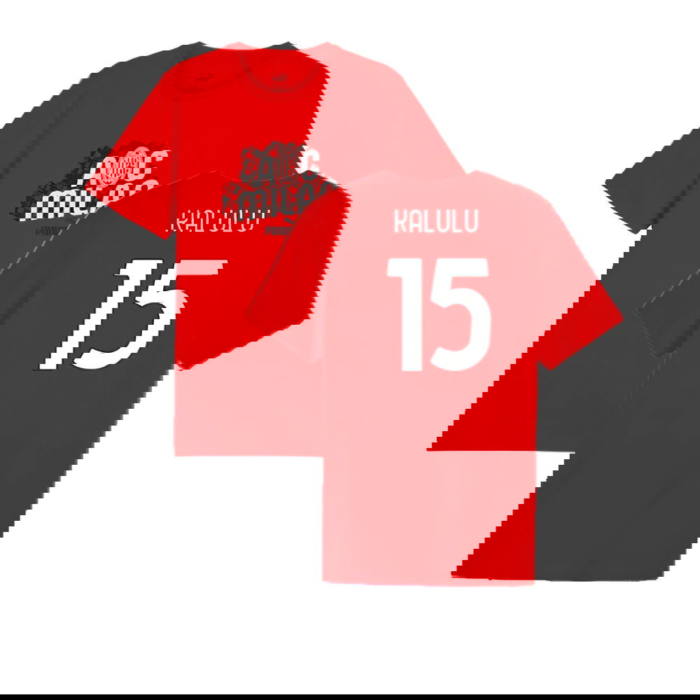 2024-2025 AC Milan ftblCulture Tee (Red) (Kalulu 15)