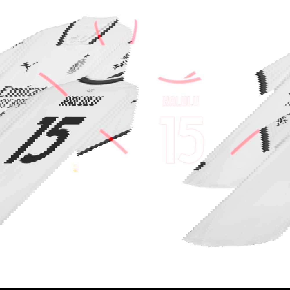 2024-2025 AC Milan Away Authentic Shirt (Kalulu 15)