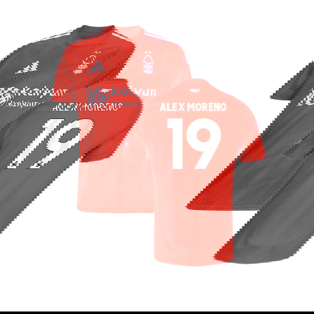 2024-2025 Nottingham Forest Home Shirt (Alex Moreno 19)