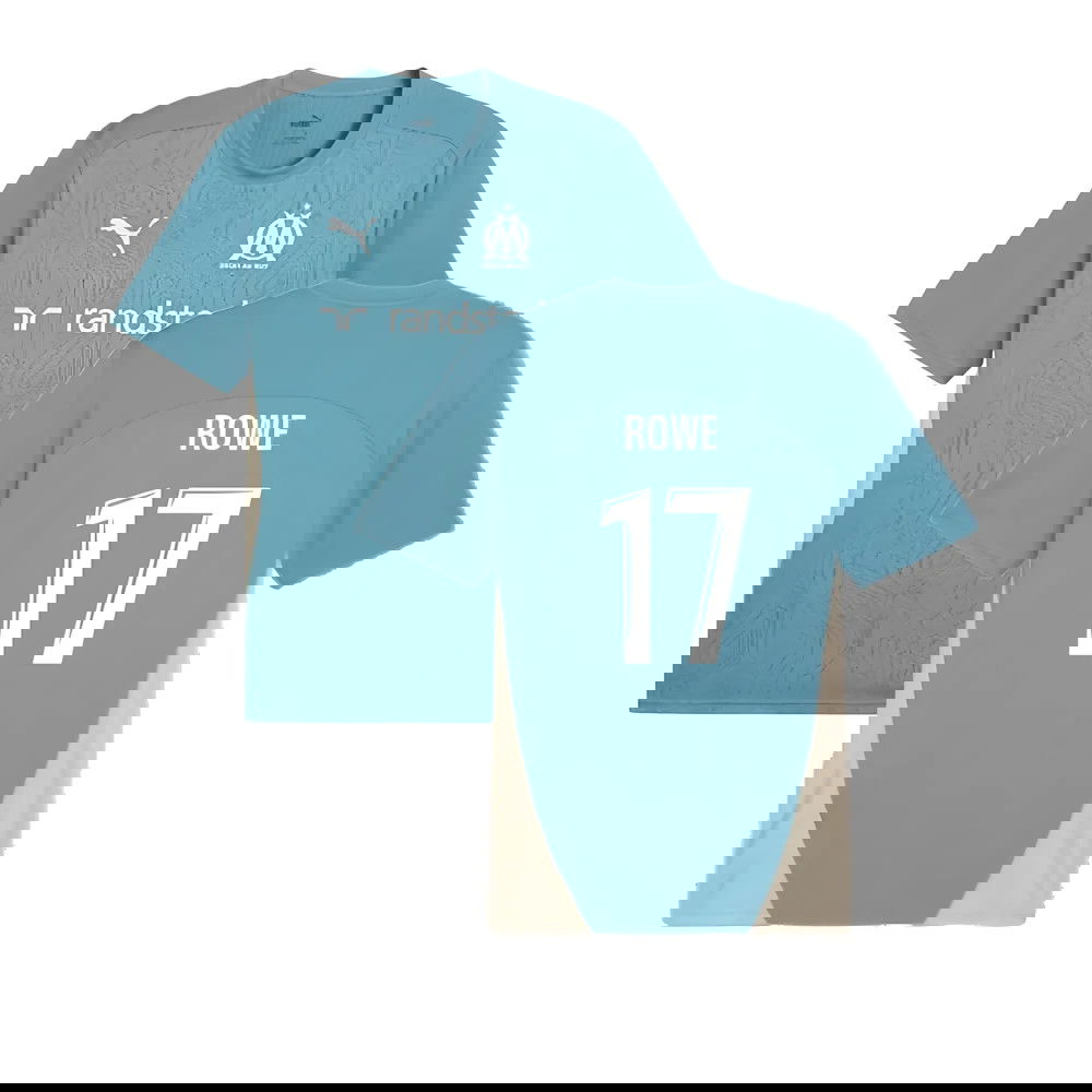 2024-2025 Marseille Training Shirt (Bold Blue) (Rowe 17)