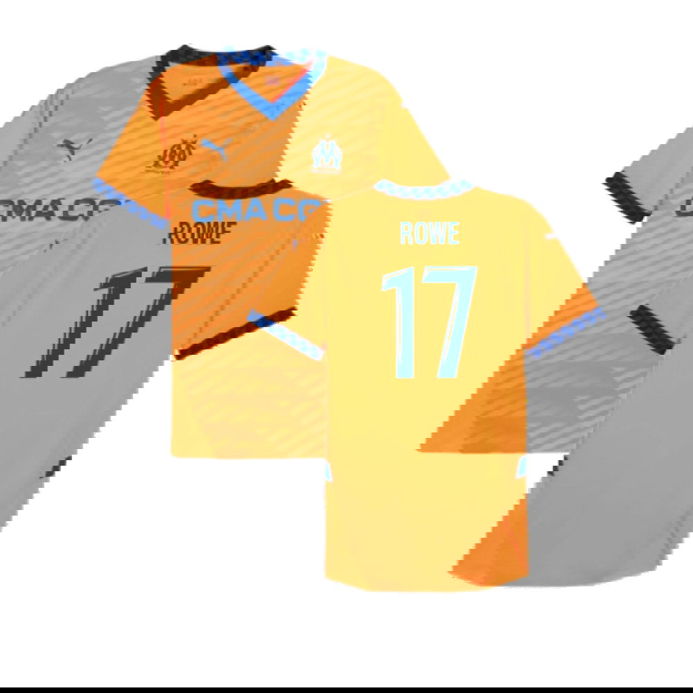 2024-2025 Marseille Third Authentic Shirt (Rowe 17)