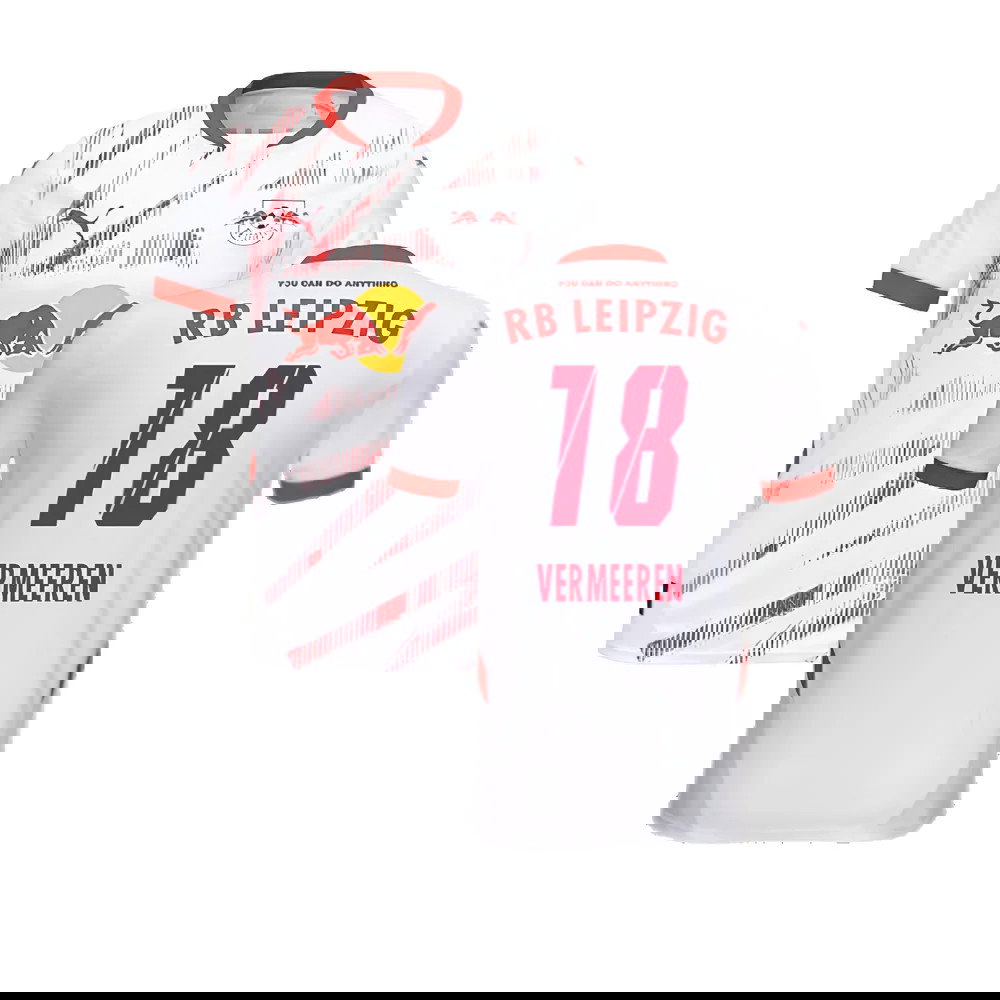 2024-2025 Red Bull Leipzig Home Shirt (Kids) (Vermeeren 18)