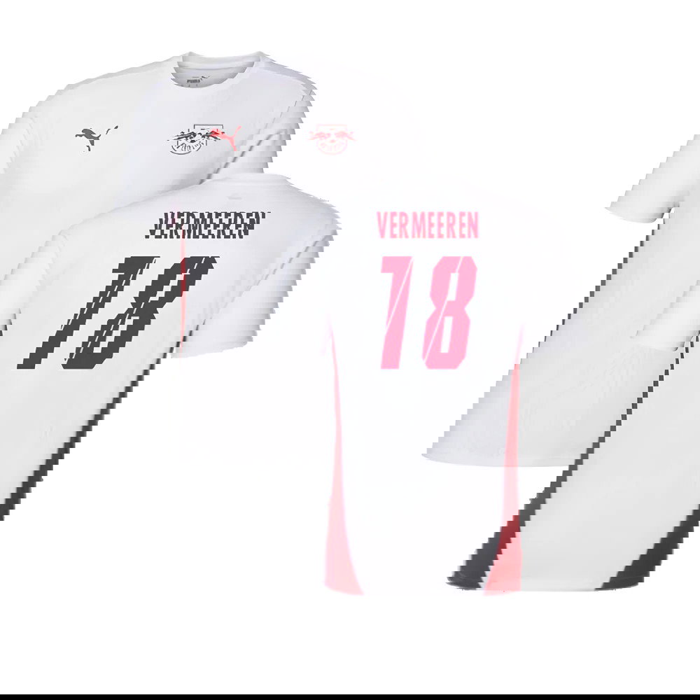 2024-2025 Red Bull Leipzig Training Shirt (White) (Vermeeren 18)