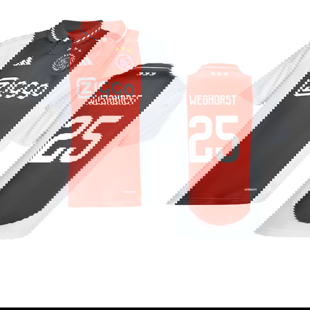 2024-2025 Ajax Home Shirt (Kids) (Weghorst 25)