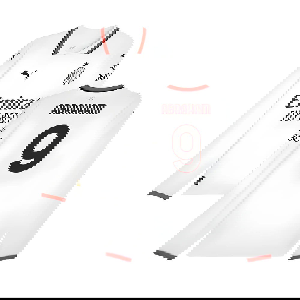 2024-2025 AC Milan Away Long Sleeve Shirt (Abraham 9)