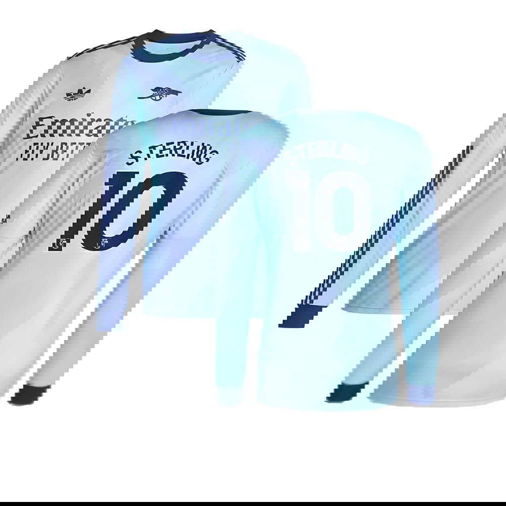 2024-2025 Arsenal Long Sleeve Third Shirt (Sterling 10)
