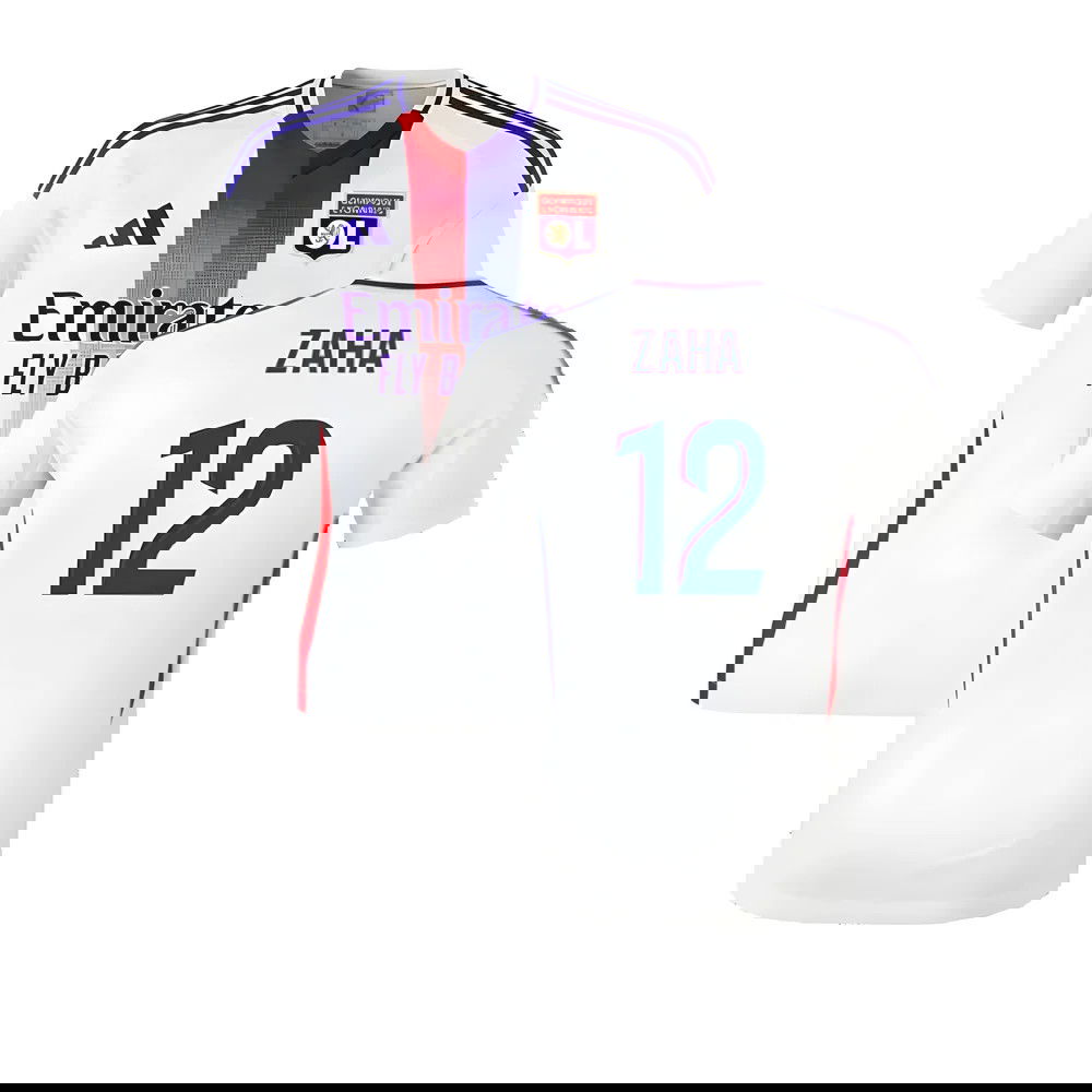 2024-2025 Olympique Lyon Home Shirt (Zaha 12)