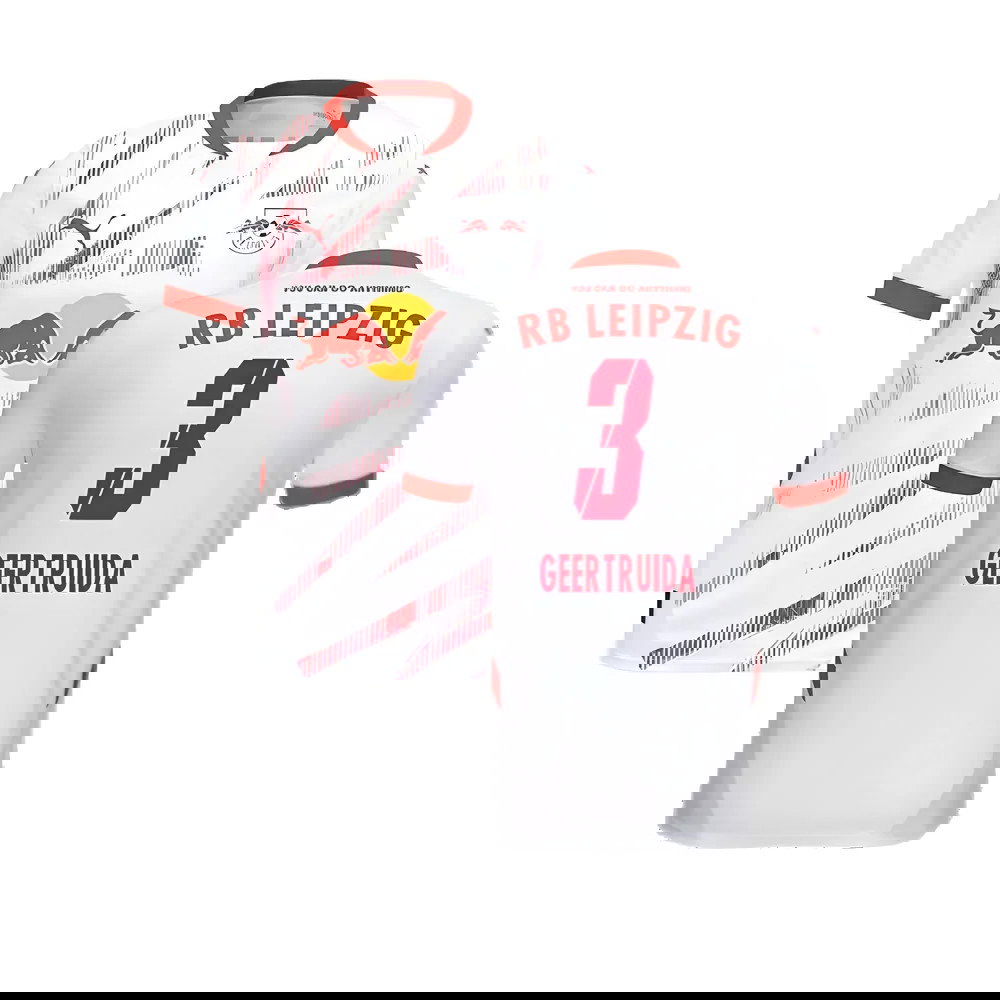 2024-2025 Red Bull Leipzig Home Shirt (Kids) (Geertruida 3)