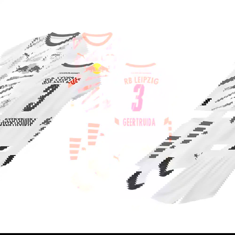 2024-2025 Red Bull Leipzig Home Mini Kit (Geertruida 3)