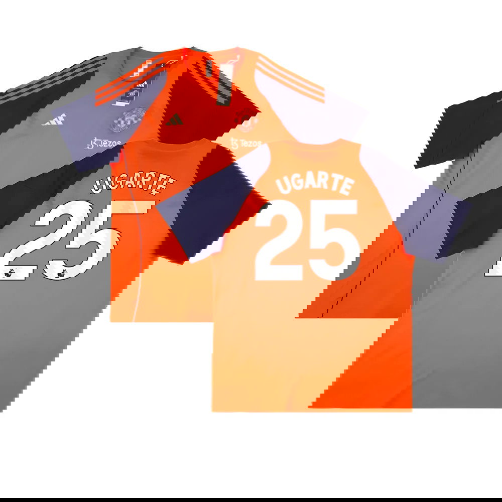 2024-2025 Man Utd Training Tee (Red) (Ugarte 25)
