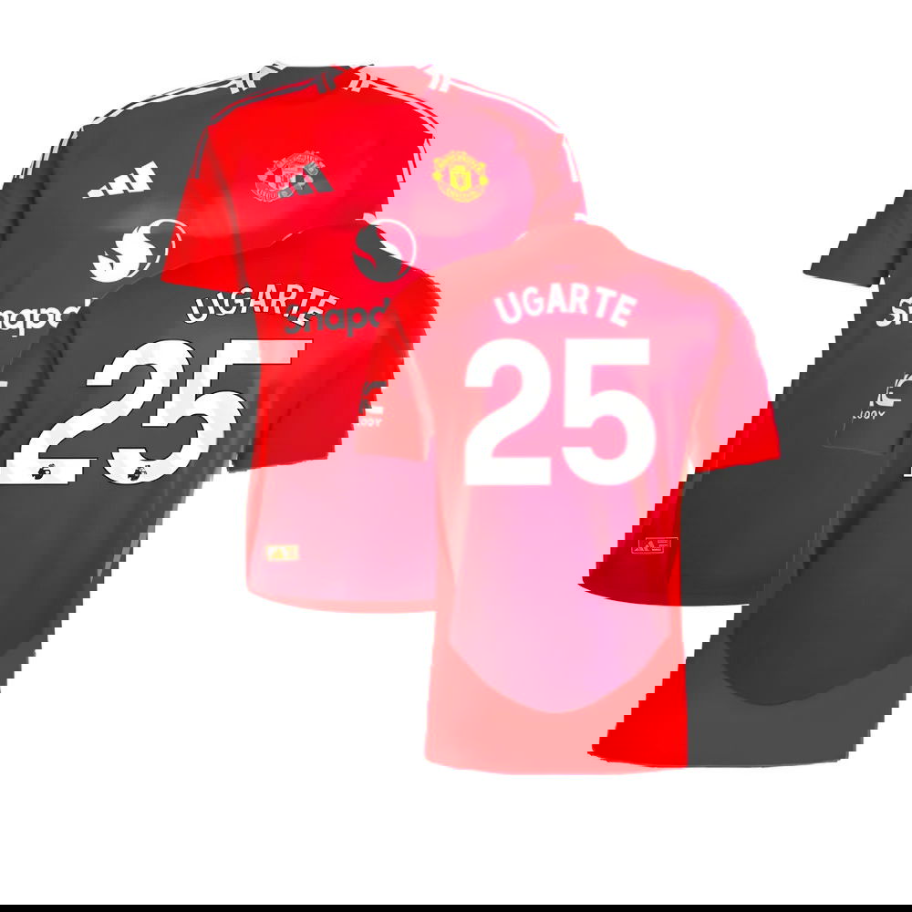 2024-2025 Man Utd Authentic Home Shirt (Ugarte 25)