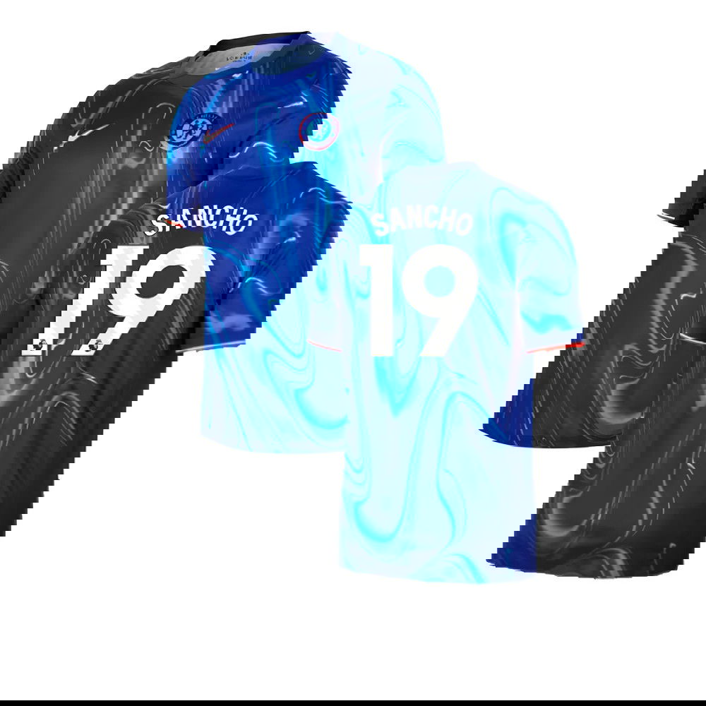 2024-2025 Chelsea Home Shirt (Sancho 19)