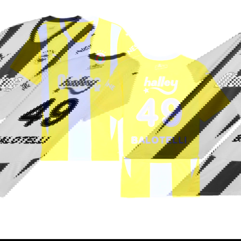 2024-2025 Fenerbahce Home Shirt (Balotelli 49)
