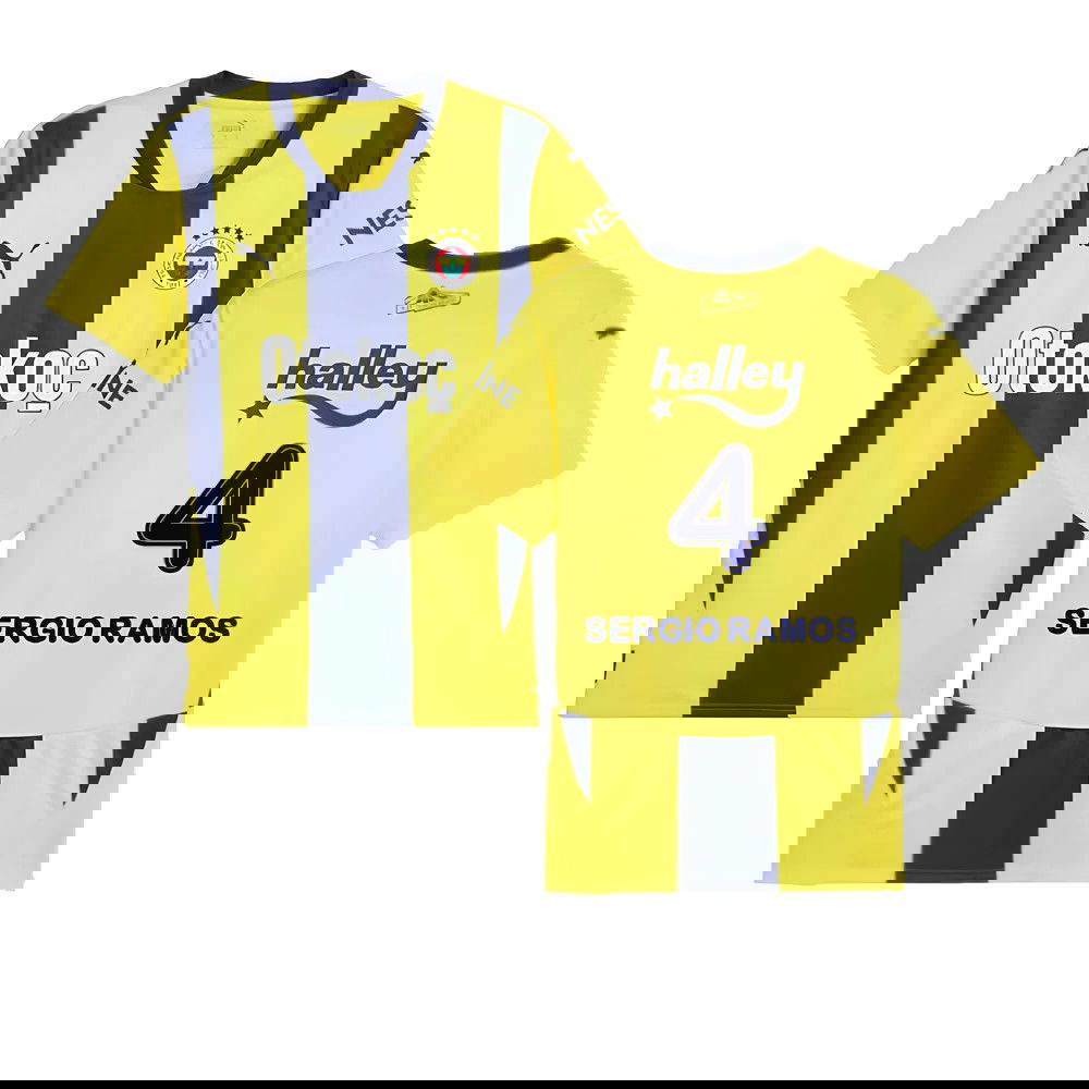 2024-2025 Fenerbahce Home Shirt (Sergio Ramos 4)